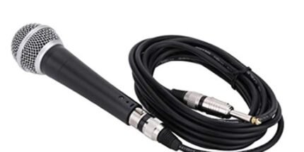 Handheld and Wired Dynamic Mic Microphone with Cable