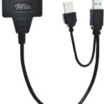 Aplus USB 3.0 To Sata Cable Hard Disk Drive Converter, 4 TB Sata, Black - AB-52S