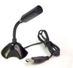 Black Portable Mini USB Studio Speech Microphone Mic With Holder For PC Laptop - Image 3