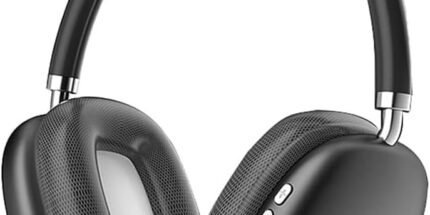 P9 Wireless Bluetooth Headset Over Ear Stereo Gaming Headset - Support Mercoro TF for Laptop/Mobile Phone/PC + Case, Support Memory Card-Black