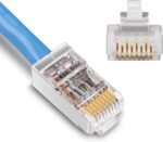 3 com CAT6 Modular RJ45 Connectors, - 100-Pack - Image 2