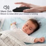 Aomees Wireless Mouse Rechargeable Slim USB Quiet Click Mice for Laptop PC Computer Mac Macbook Pro - Image 2
