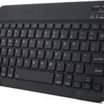 Ultra-Slim Rechargeable Bluetooth Keyboard Portable Wireless Keyboard for iPad iPhone, Android Samsung Galaxy Tablet Smartphone Cell Phone
