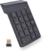 2.4G USB Numeric Keypad Wireless Number Pad 18 Keys Mini Digital Keyboard for iMac MacBook Air Pro Laptop PC Notebook Desktop