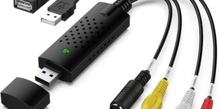 DIGITNOW Video Capture Card Device – USB 2.0 Adapter Audio Grabber VHS VCR TV to DVD Converter for Windows PC