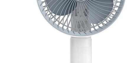 Ehome Rechargeable Clip Fan 360°Rotation Handheld Desk Cooling Fan 3 Speed Table Fan for Stroller Home Office Camping