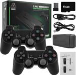 Tv Gaming System | Wireless Console Retro Gaming Console |4K Ultra HD |Plug & Play Wireless TV Video Game System | 24,000+ Games | 10 Emulators | Dual-Player Setup | 2.4G Wireless Game Stick
