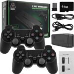 Tv Gaming System | Wireless Console Retro Gaming Console |4K Ultra HD |Plug & Play Wireless TV Video Game System | 24,000+ Games | 10 Emulators | Dual-Player Setup | 2.4G Wireless Game Stick