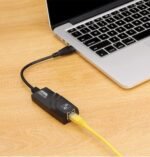 DIB USB Network Adapter USB 3.0 to RJ45 10/100/1000 Gigabit Ethernet LAN Network Adapter for Windows 10/8.1/8/7/Vista, Mac OS, Linux, Chrome OS & More – Black - Image 3