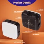 Selfie Light with Front and Back Clips, 3000-9900K Dimmable Phone Light, Rechargeable Phone Light Clip,Selfie Light for Phones, iPhones, iPads, Laptops, for Selfies, TiKTok, Volg, Video Conferences - Image 2