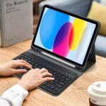 Ultra-Slim Rechargeable Bluetooth Keyboard Portable Wireless Keyboard for iPad iPhone, Android Samsung Galaxy Tablet Smartphone Cell Phone - Image 7