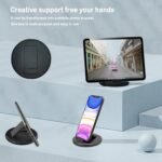 Multifunctional Data Cable Conversion Head Portable Storage Box, Multi-Type Charging Line Convertor USB Type C Adapter Tool Contains Sim Card Slot Tray Eject Pin, Phone Holder (Multi-Colour) - Image 4