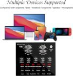 BM-800 Condenser Microphone Bundle, Streaming Microphone Set, Professional V8 Live Sound Card, Adjustable Mic Suspension Scissor Arm for Studio Recording & Broadcasting - Image 4