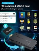 Tv Gaming System | Wireless Console Retro Gaming Console |4K Ultra HD |Plug & Play Wireless TV Video Game System | 24,000+ Games | 10 Emulators | Dual-Player Setup | 2.4G Wireless Game Stick - Image 6