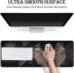 Arabest Gaming Mouse Pad, World Map Large Mouse Pad XL with Non-slip Base, Water Resist Mouse Mat 70 x 30cm Large Size for Gamers and Office Players (30 X 70cm) - Multi Color - Image 2