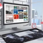 Arabest Gaming Mouse Pad, World Map Large Mouse Pad XL with Non-slip Base, Water Resist Mouse Mat 70 x 30cm Large Size for Gamers and Office Players (30 X 70cm) - Multi Color - Image 3