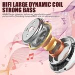 Children's Headphones with Cat Ears - Bluetooth 5.0 Wireless, Over-Ear with Microphone, LED RGB Light, Foldable Cat Ears - Image 4